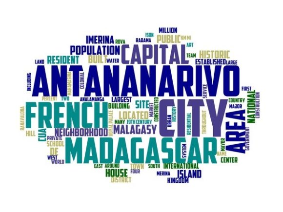 Antananarivo Typography Tshirt