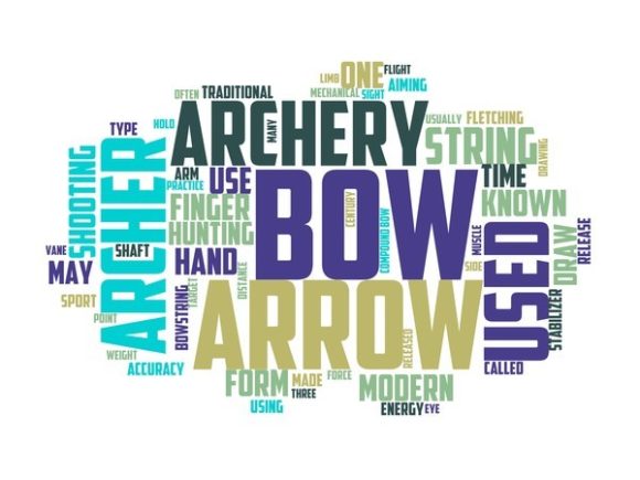 Archery Typography Tie Dye