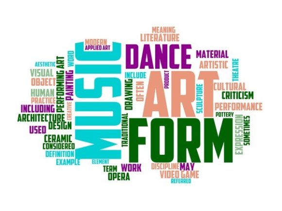 Arts Typography Sticker