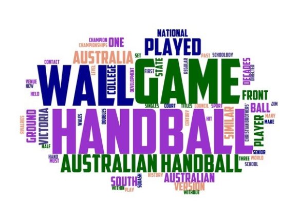 Australian Handball Typography