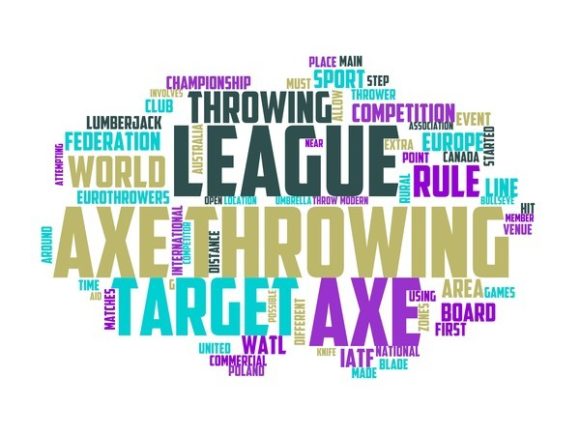 Axe Throwing Typography Tie Dye