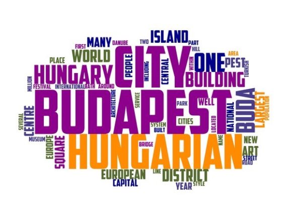 Budapest Typography Background: A Creative Resource for Design Enthusiasts