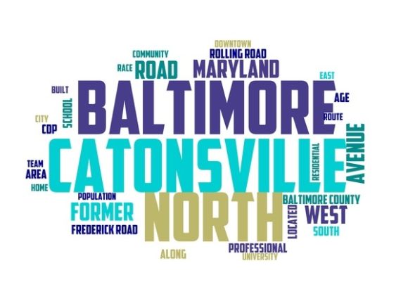 Catonsville Typography Sublimation