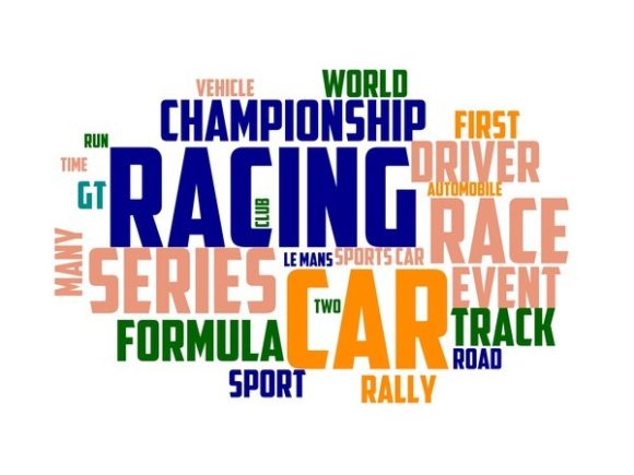The Art of Auto Race Typography and the Magic of Hand Drawn Wordclouds